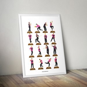 Somerset CCC 2025 Blast Champions Print